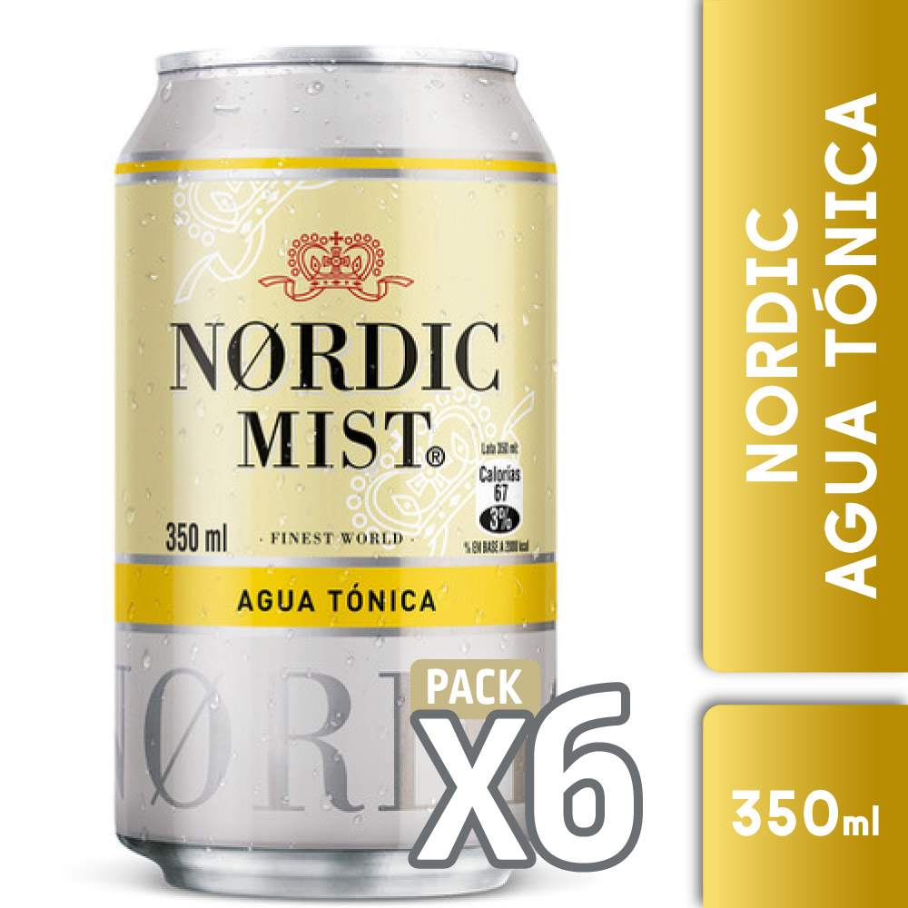 Nordic Agua Tónica 350ml x6