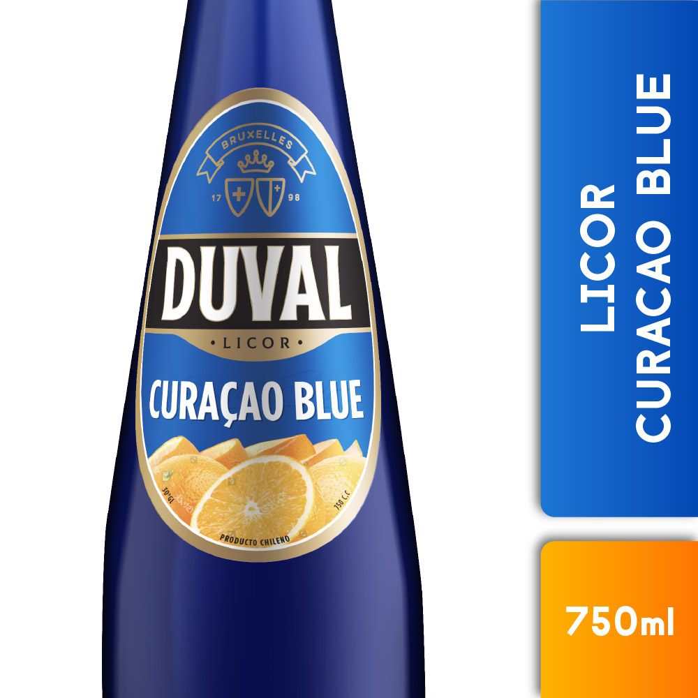 DUVAL CURACAO BLUE 34º 750ml