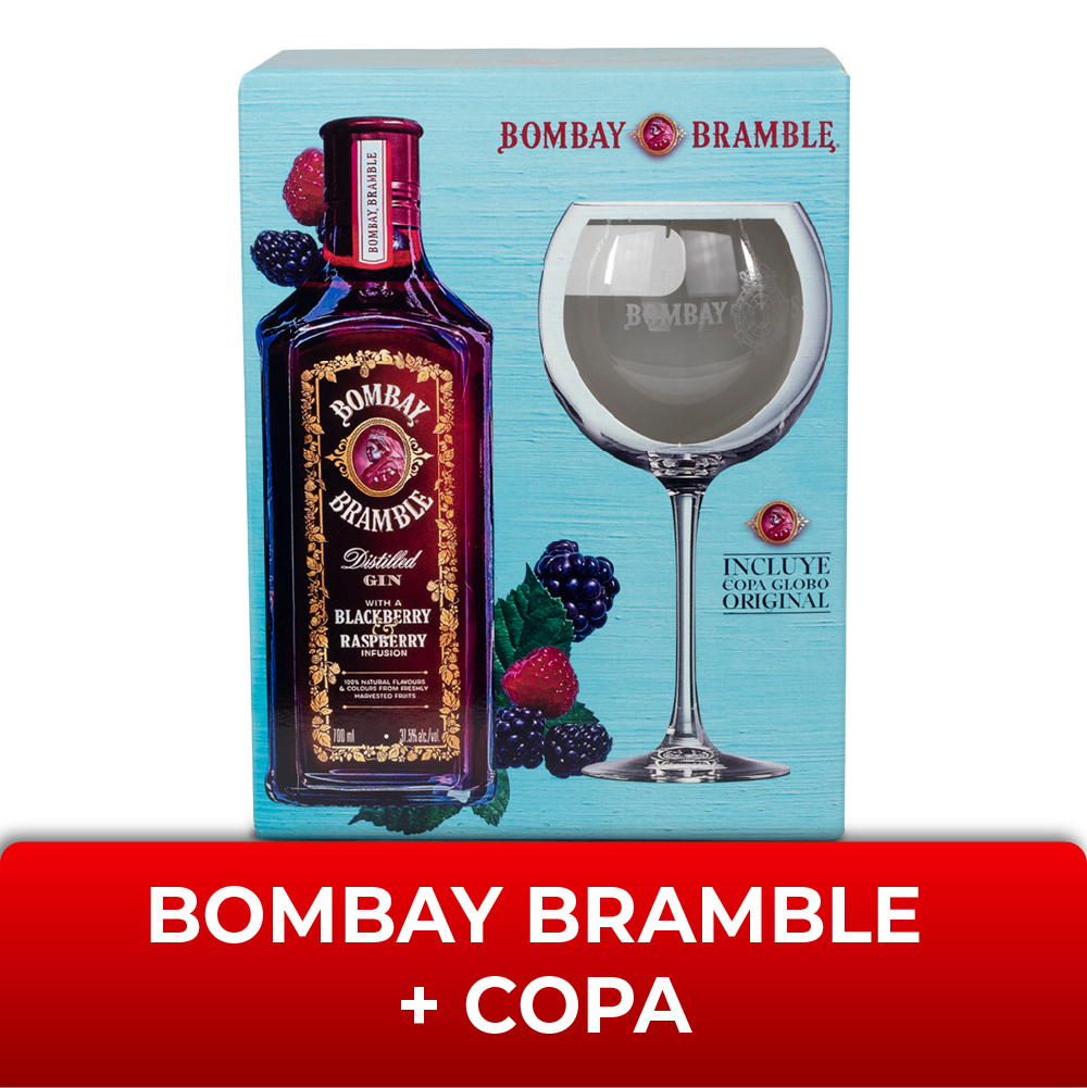 Gin Bombay Bramble 700cc + Copa