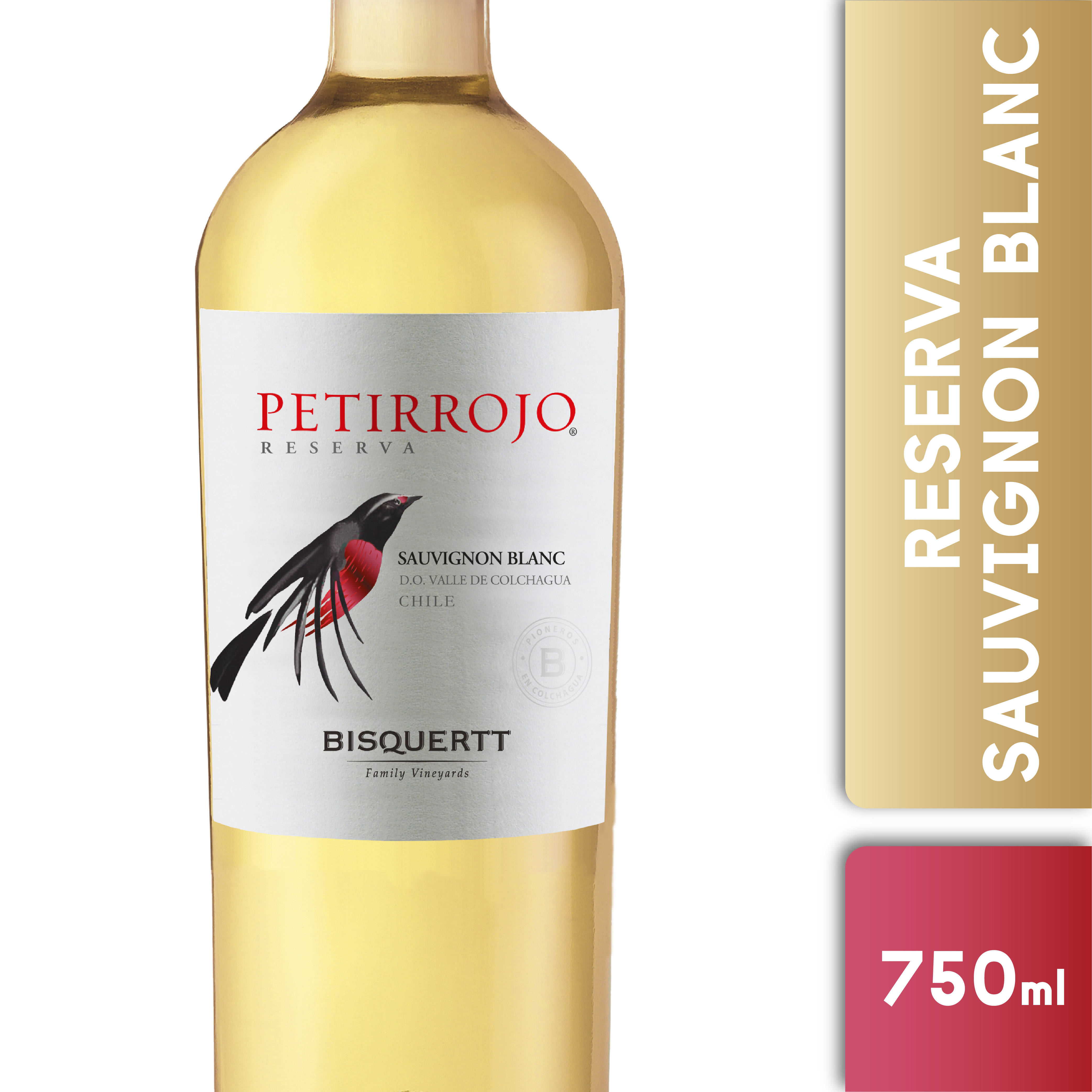 Vino Blanco Petirrojo Reserva Sauvignon Blanc 750ml