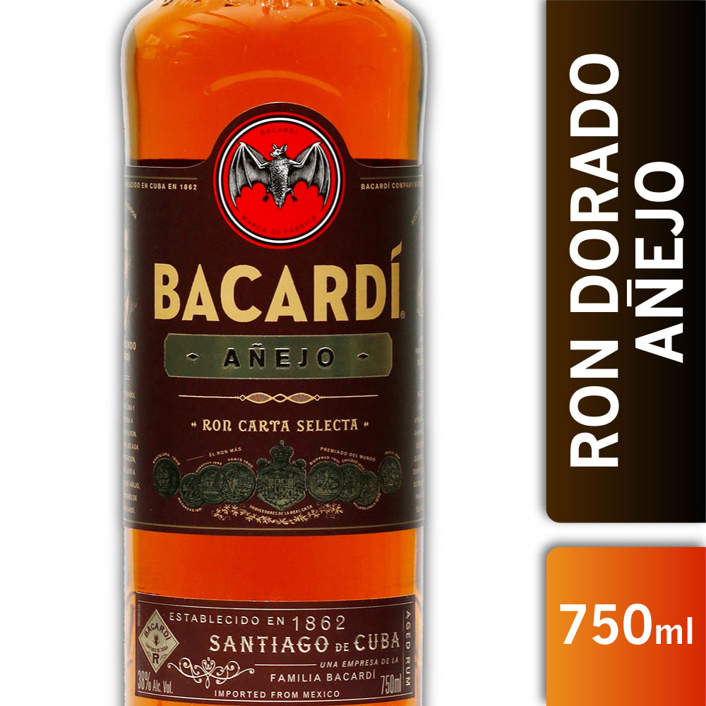 BACARDI AÑEJO 38º 750