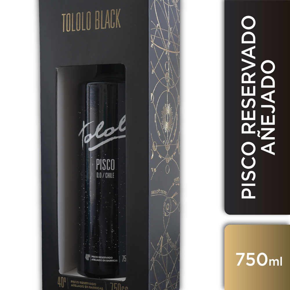 TOLOLO BLACK CON ESTUCHE 40° 750ml