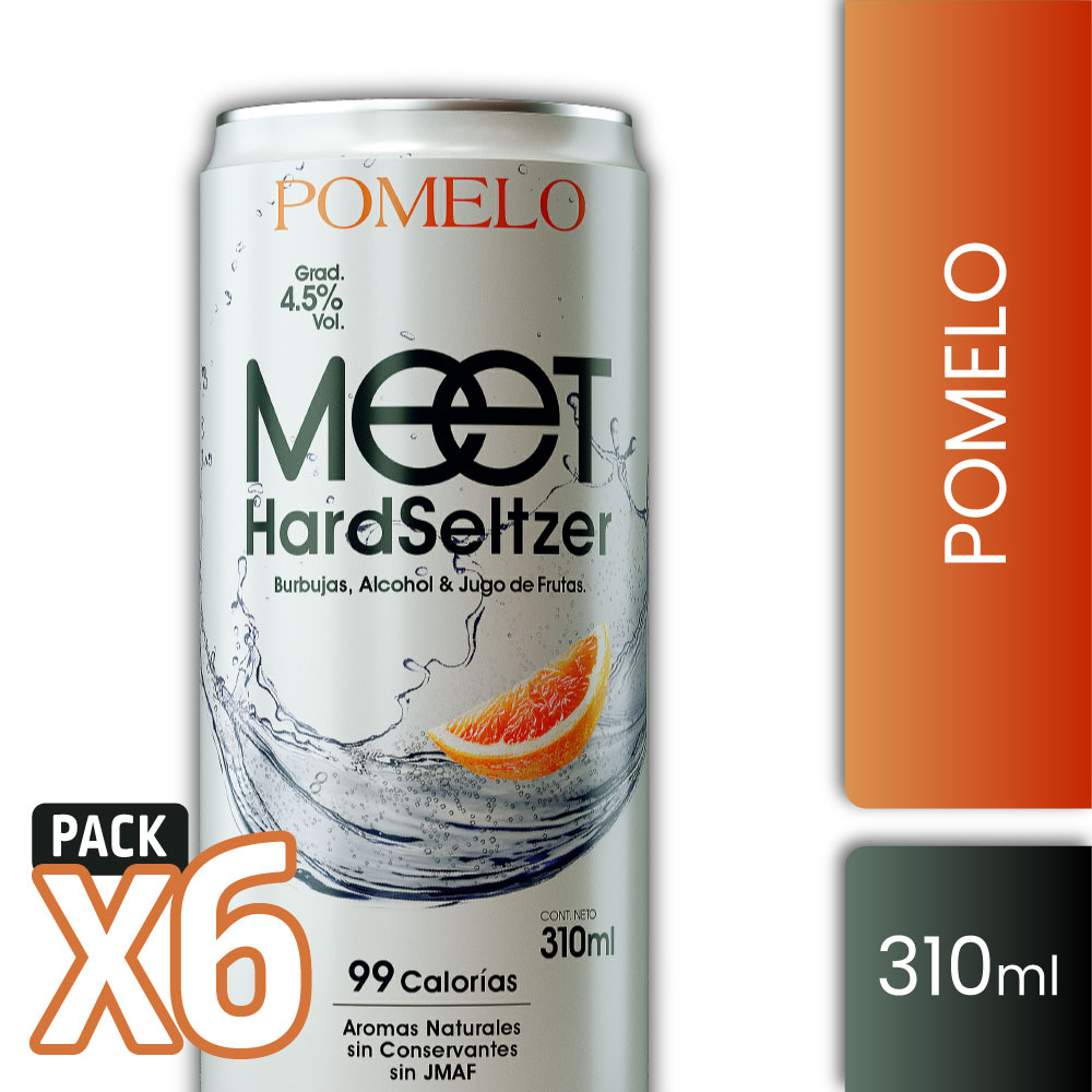 MEET HS POMELO 4,5° 310ml PACK x6