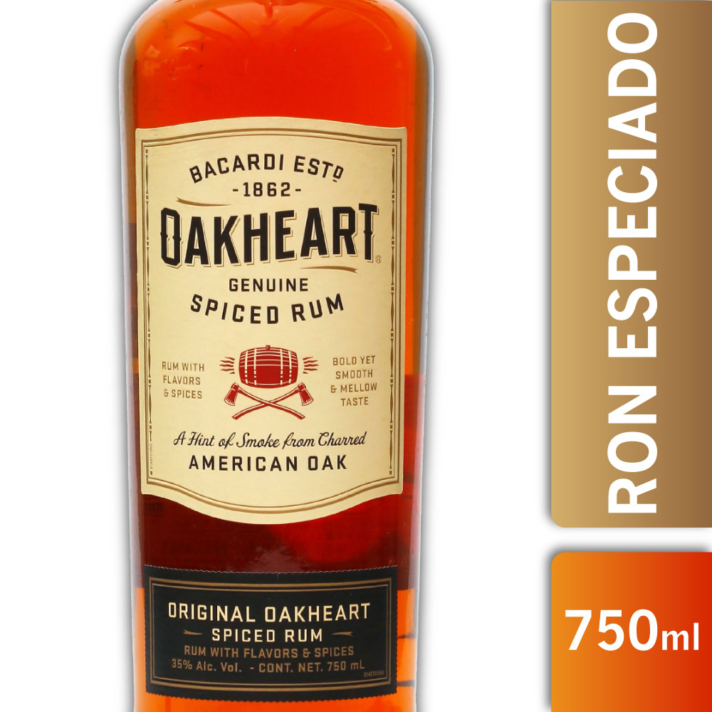 BACARDI OAKHEART 35º x750ml