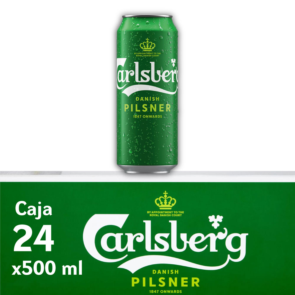 CARLSBERG 5° Lata 500ml PACK x24