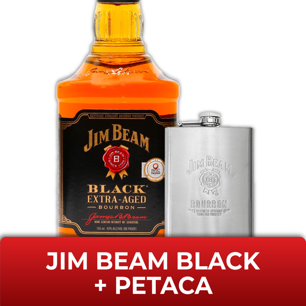 JIM BEAM BLACK + PETACAs