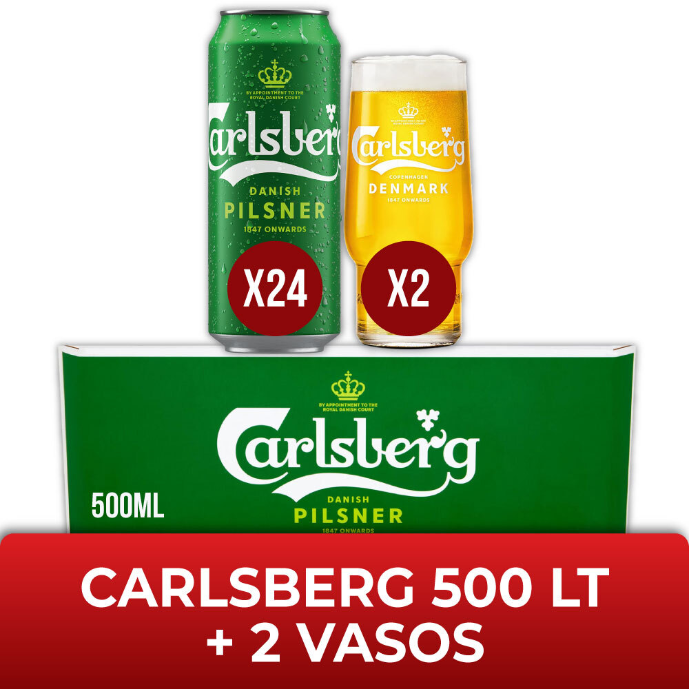 CARLSBERG 500 LT + 2 COPASs